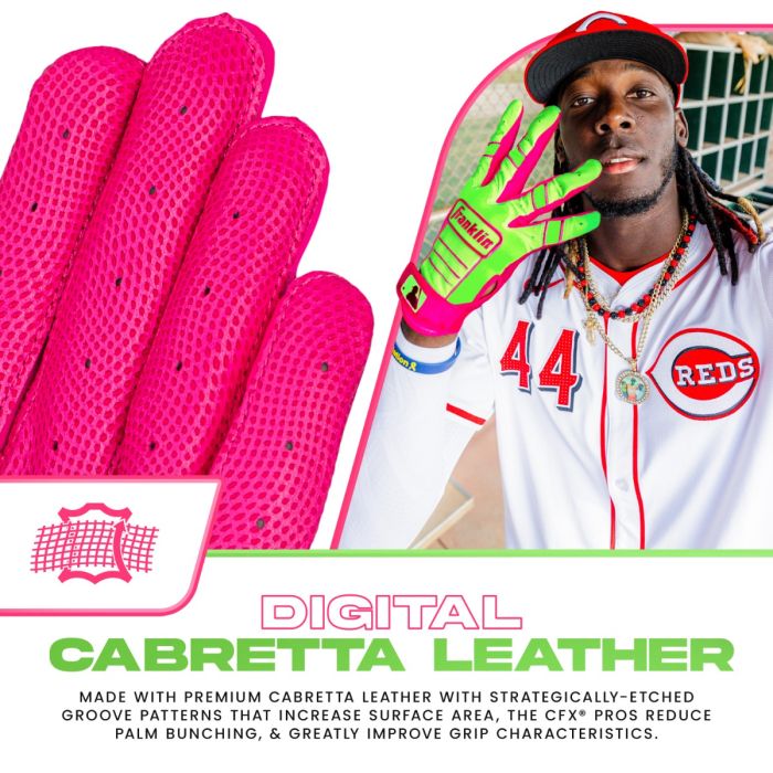 Franklin CFX PRO HI-LITE Batting Gloves |Premium Pittards Sheepskin Leather - 20886F