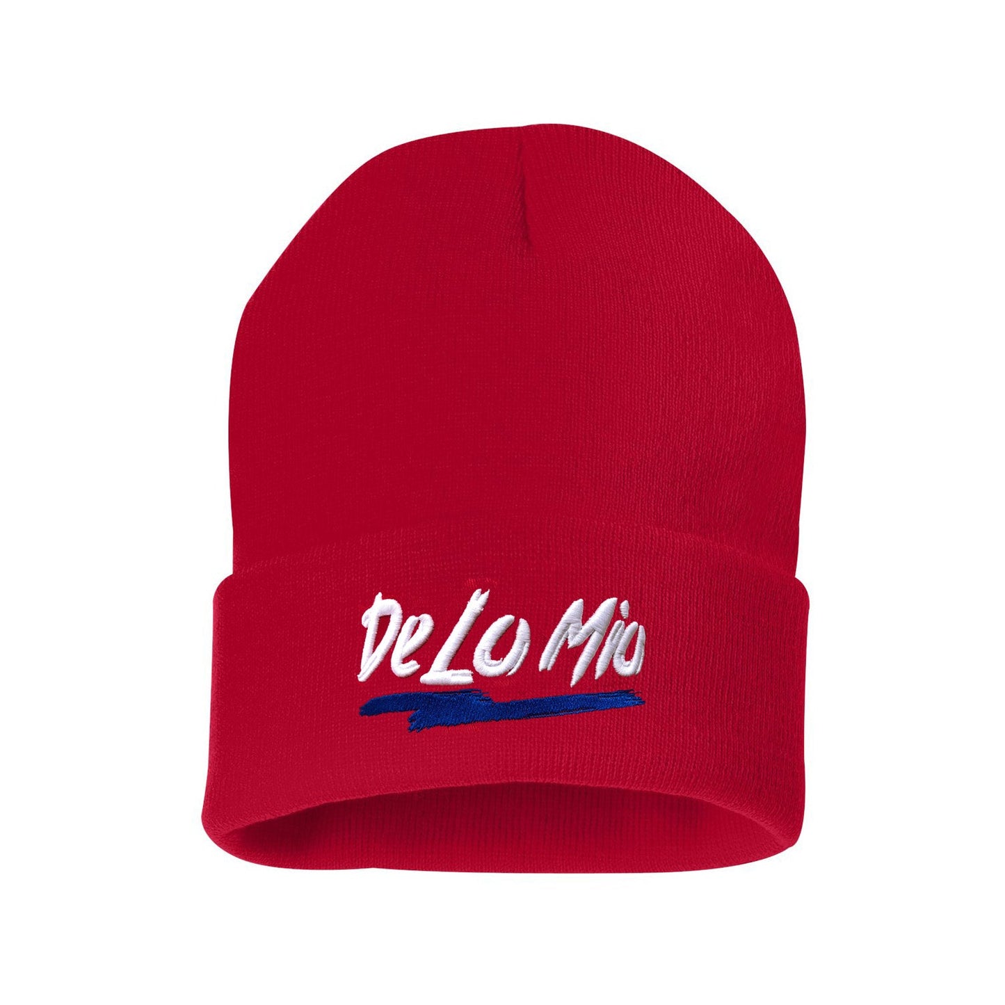 De lo mio Skully Beanie Red Hat