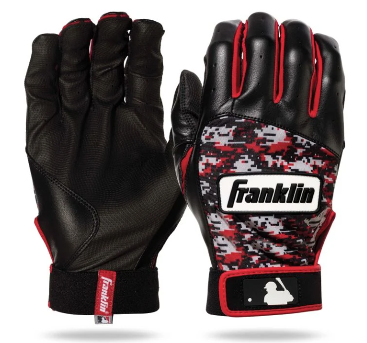 YOUTH - Franklin Digitek Batting Glove Red-Camo