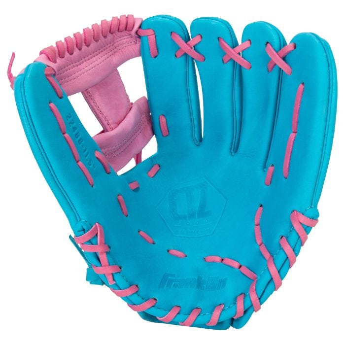 Franklin CTZ5000 11.5" Infield Baseball Glove - Blue & Pink