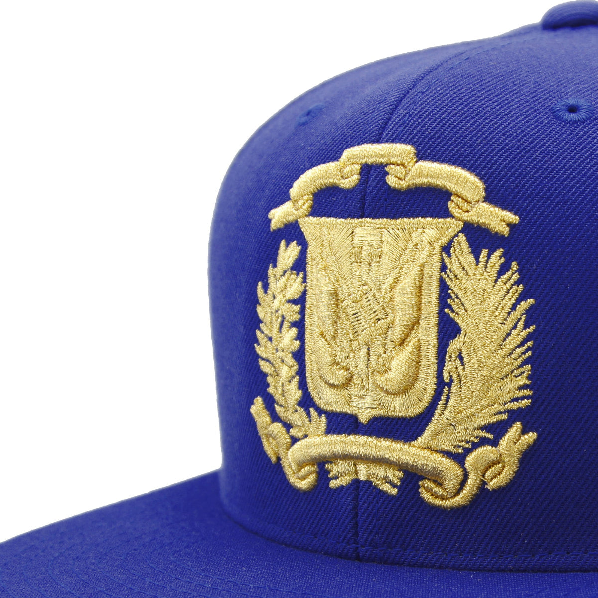 Escudo Republica Dominicana - Dominican Snapback Royal - Metallic Gold Hat