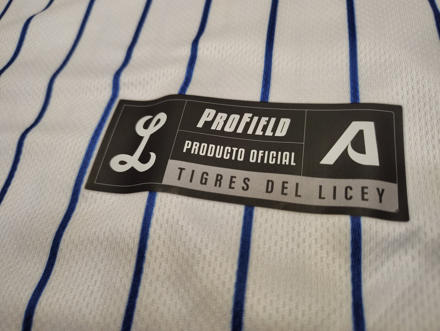 2025-2026 Official Licey Blue Pinstripe Jersey Arrieta - Men's Classic LIDOM Baseball