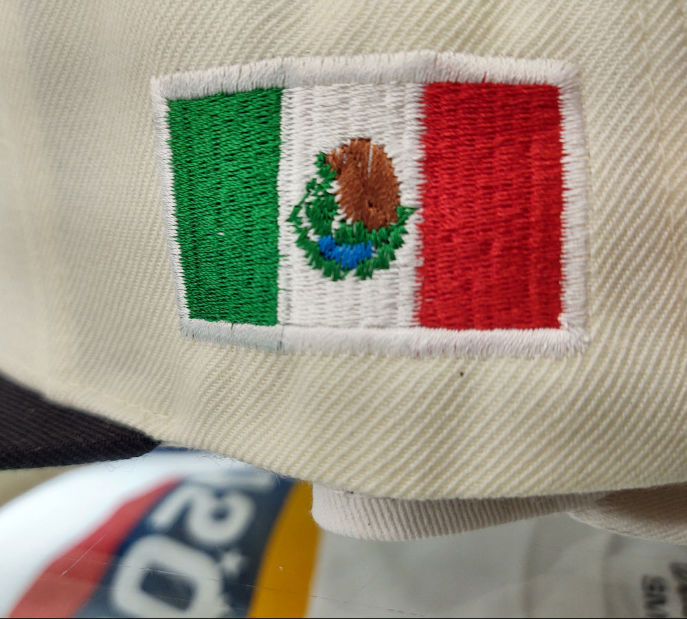 Mexico Snapback hats Embroidered Shield and flag