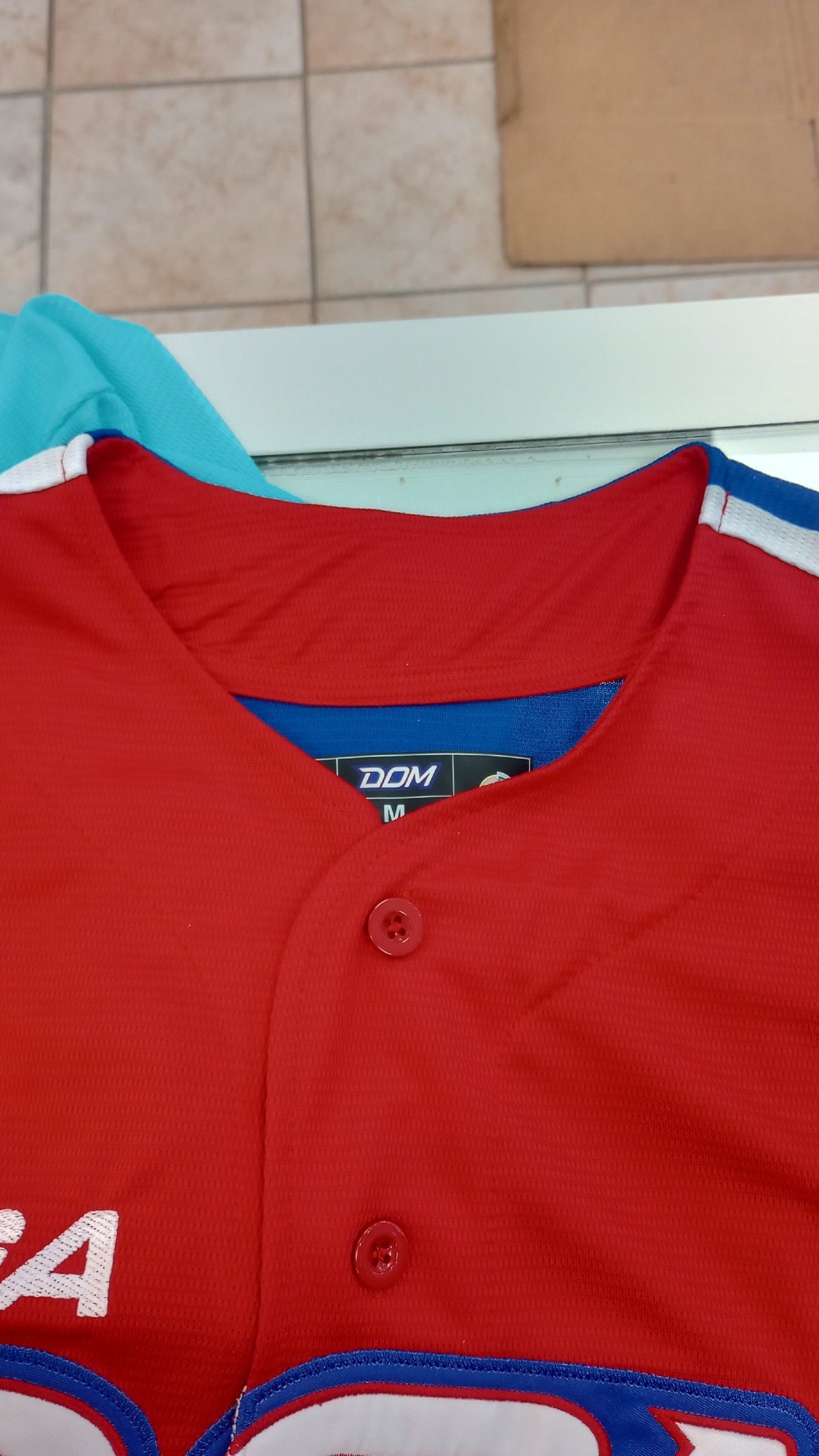 Men's Serie del Caribe 2024 Dominicana Official Jersey - Red / Royal