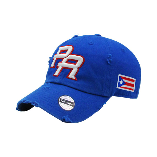Puerto Rico Vintage Royal Blue Hats