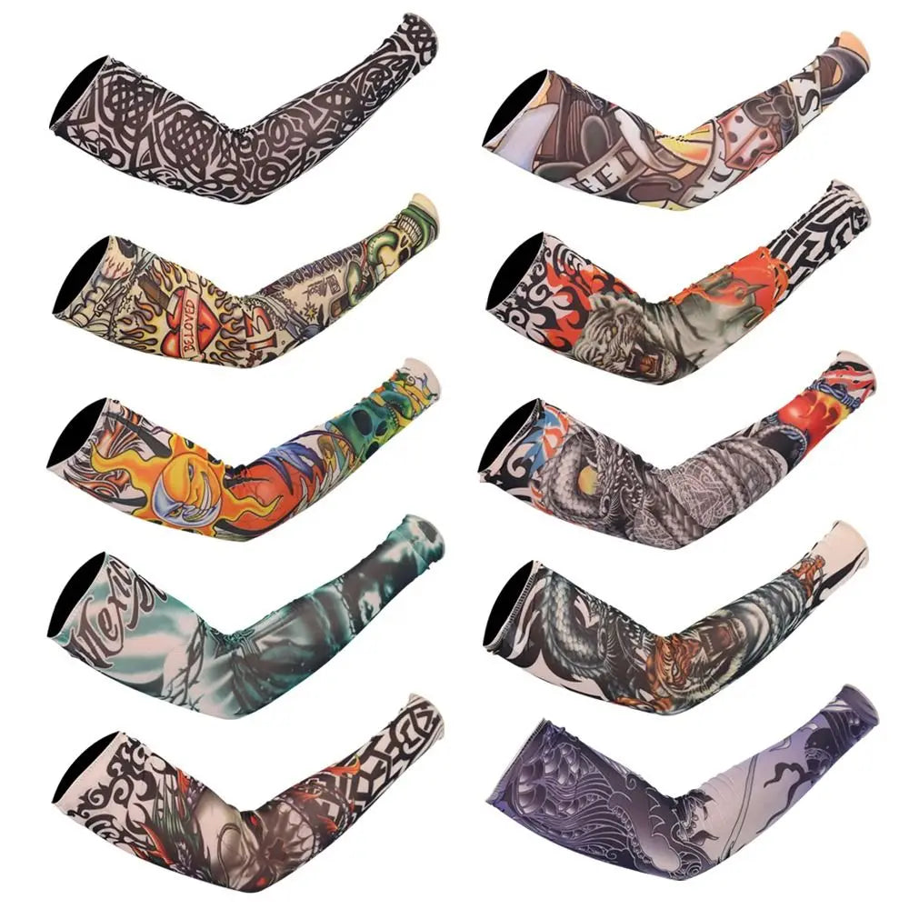Seamless Outdoor Sunscreen Arm Sleeves UV Protection