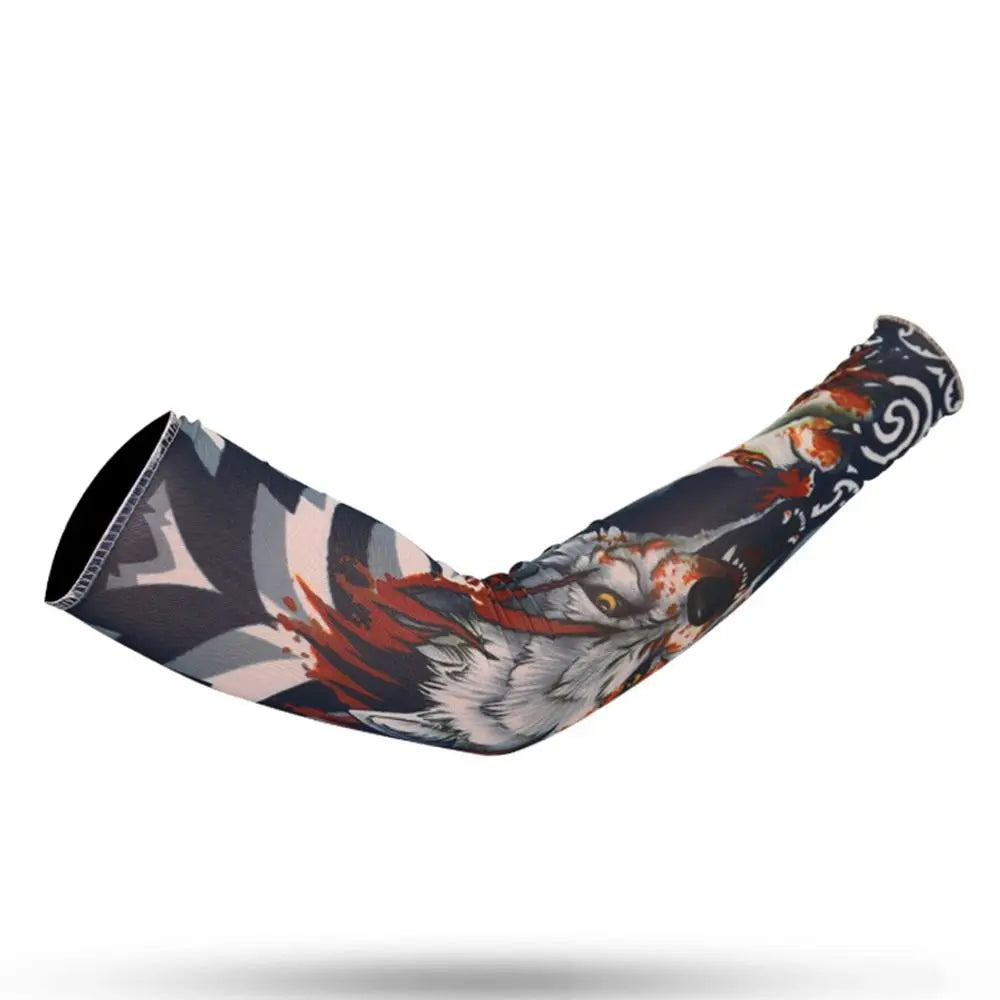 Seamless Outdoor Sunscreen Arm Sleeves UV Protection