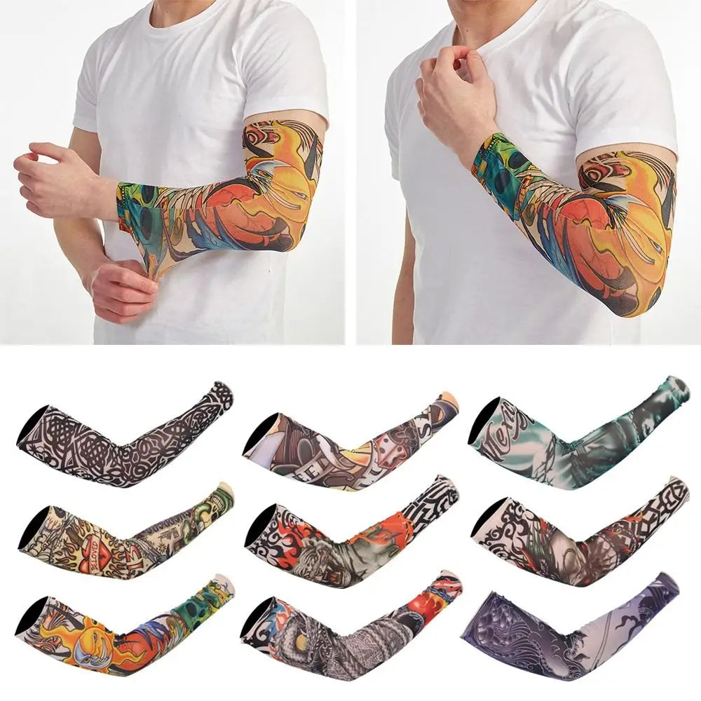 Seamless Outdoor Sunscreen Arm Sleeves UV Protection