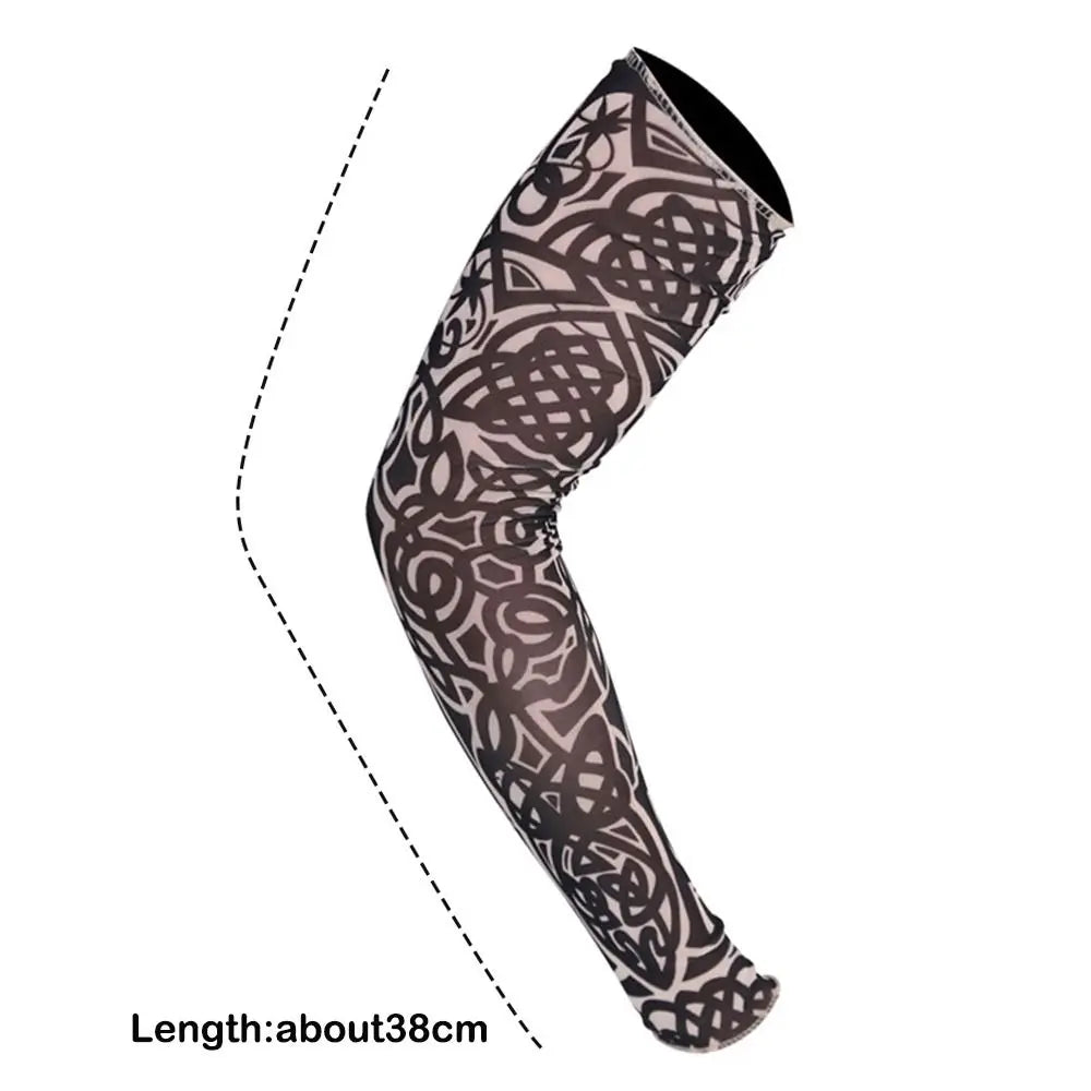 Seamless Outdoor Sunscreen Arm Sleeves UV Protection