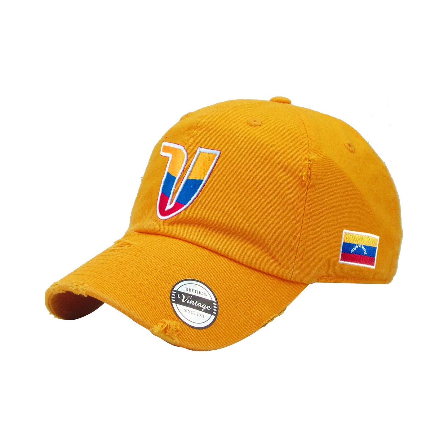 Venezuela Vintage Hats with V logo and flag