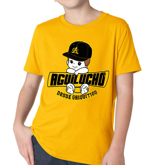 Youth Aguilucho desde chiquitico Yellow T-Shirt